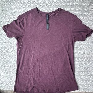 lululemon athletica Maroon Short Sleeve Tee
